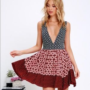 La vie en Roses floral print dress